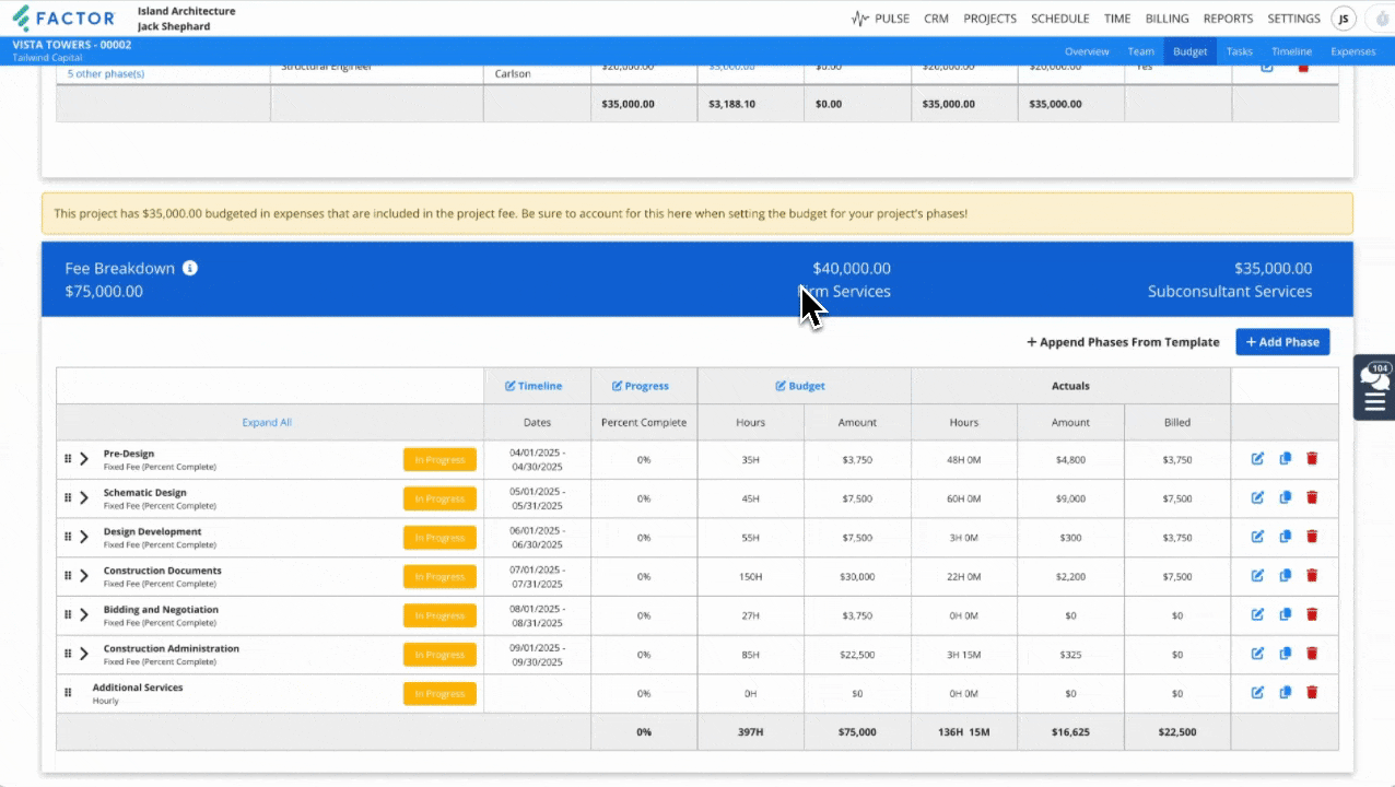 Expense Previous Values